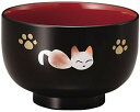 イシダ お椀 PC汁椀 ねむり猫 67867