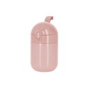 トレードワークス(Trade Works) ワンタッチ サーモステンレスボトル 保冷 保温 真空 断熱 スモークピンク 220ml Malutto TS-184...
