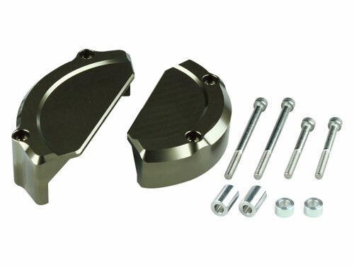 ポッシュフェイス(POSH FAITH) バイク用品 エンジンガード (左右セット) CB1300SF(1998-2013年) | X-4/LD | CB1300SB(2005-2013年) | CB1100/EX/RS(2010-2021年) チタン 053302-11