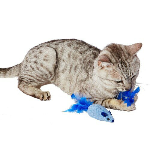 ペティオ (Petio) 猫用おもちゃ 大好きブルーのもこもこチューチュー2個セット
