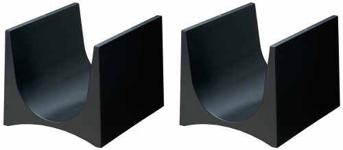 ライクイット ( like-it ) ワインラック 2P スタッキング可能 タンブラー収納 ブラック 約幅13.8x奥16x高12cm/1個あたり STK-12L 横置き 酸化防止 省スペース