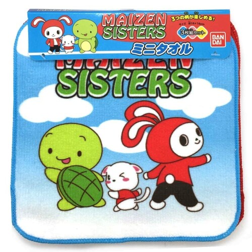 살롱제 마이젠 시스터즈 미니 타월 3장 세트 MAIZEN SISTERS 입원 입학 쁘띠 타월 손수건 870641