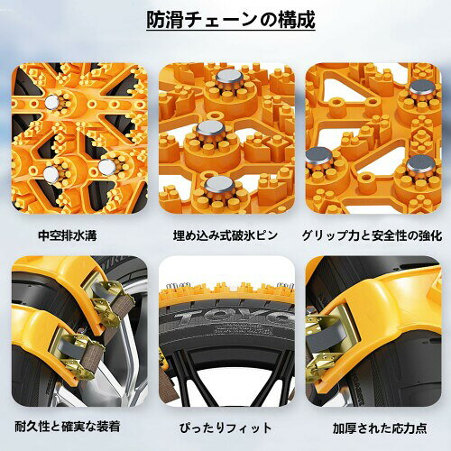 タイヤチェーン 軽自動車 非金属 155/65R14 145/80R12 145r12 165/55r15 165/60R14...
