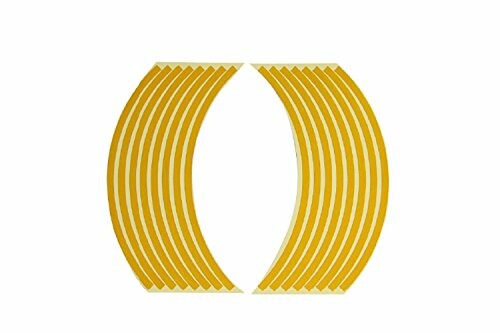 バイクパーツセンター(Bike Parts Center) リムステッカー 12インチ用 イエロー 901813