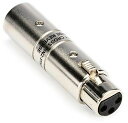 Hosa GXX-195 XLR3ピンオス-XLR3ピンメス 位相反転換アダプター