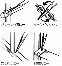 土牛産業 仮枠バール釘締め 275mm