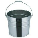 TRUSCO(トラスコ) ステンレスバケツ 18L 300ΦXH345 取手付 T-MNM-18A