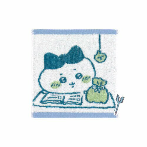 Thick - ちいかわ(Chiikawa) おうち タオルハンカチ ブルー パイル 小さい サイズ 約20×20cm 41-1180060