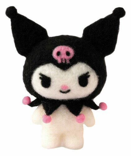 ハマナカ 羊毛フェルトキット ニードルフェルト でつくる サンリオキャラクターズ KUROMI クロミ H468-..