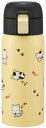 スケーター(Skater) 保温 保冷 真空二重構造 直飲み ステンレス マグボトル ワンタッチオープン 350ml タマ&フレンズ 350ml 保温 保冷 真...