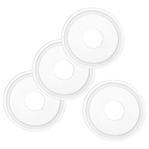 M METERXITY 4パック シリコンOリングガスケット0.6インチ/15.9mmトライクローバーOリングシールガスケット OD 2インチ/50.5mm 衛生パイプ溶接フェルール/シンクプラグ/バスプラグ/シーリング蛇
