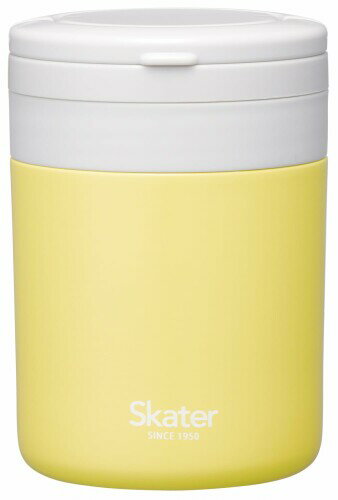 スケーター(Skater) 保温 保冷 スープジャー 300ml 折りたたみハンドル付 抗菌 サフランイエロー LJFO3AG