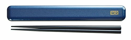 宮本産業 箸 箸箱セット ボーダー メタネイビー 箸22cm