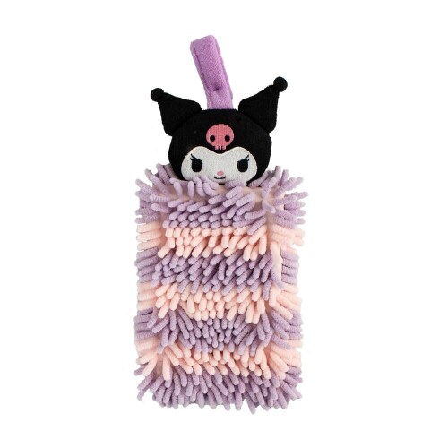 オカ(OKA) サンリオキャラクターズ モールタオル 約13cm×36cm パープル(クロミ) (マイクロファイバー 吸水 かわいい)