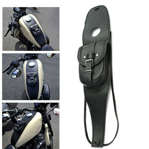 ハーレースポーツスターXL 883 1200用オートバイガスタンクレザーバッグダッシュコ...