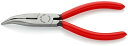 クニペックス KNIPEX 2521-160 40゜先曲ラジオペンチ (SB)