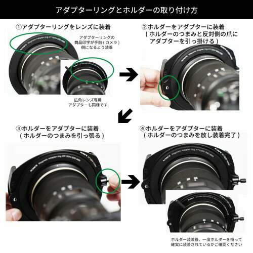 KANI 75mm幅 HT75-62mm アダプターリング 75mm幅ホルダー「HT75」用 レンズ枠径62m...