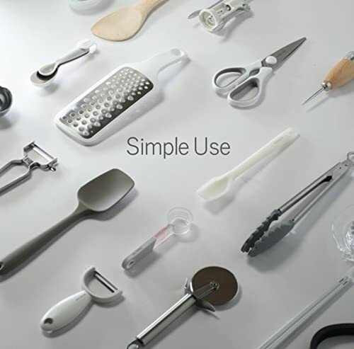 パール金属(PEARL METAL) スライサー 厚さ 自在 野菜 安全ホルダー付 日本製 ホワイト Simple use CC-1593