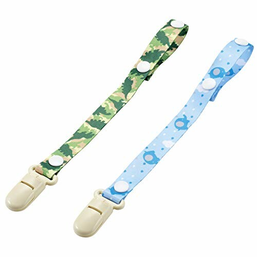 レック(LEC) Dream Collection マルチホルダー 2本セット (おしゃぶり・おもちゃの落下防止) 男の子柄 1個 (x 2) A00049