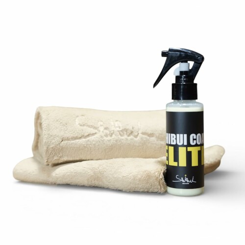 SHIBUI COAT ELITE | 有機溶剤不使用 ボディに優しく秀逸な艶、撥水を与えるコーティング | SiO2 車 バイク シブイコートエリート (＋マイクロファイバーテディ2枚)