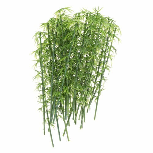 VINTORKY ミニチュア人工竹装飾 40個セット 12Cm 8Cm 6Cm 10Cm混合サイズ 造花 インテリア デコレーション ミニ竹モデル ジオラマ 水槽飾り 風景用