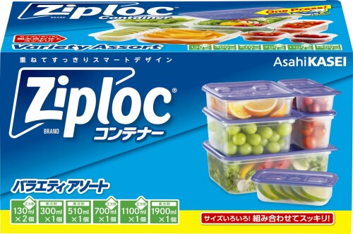 ジップロック コンテナー 保存容器 バラエティアソート 7個入