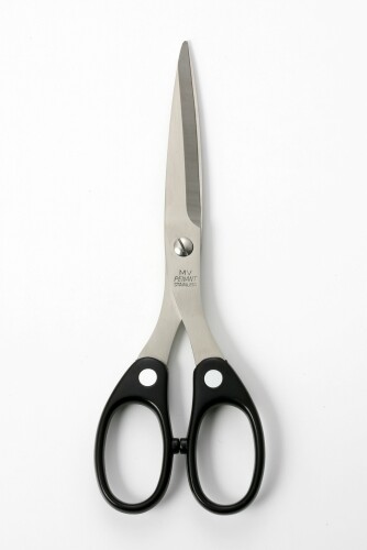義春刃物 ペナント高級事務用ハサミ MV-100 ステンレス 17.5cm