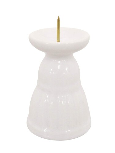 マルエス ローソク立 白中玉 ロー立 ホワイト