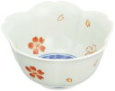 浜陶 紅白桜 小付 51-18 ホワイト