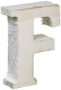 パセオ 木製アルファベット F サイズ:約W9 D3 H12 WF-35WH-F(3)