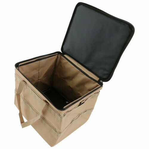 SK11(エスケー11) ツールボックス ベージュ ループフック付き ツールバッグ 折り畳み可能 29L STC-29-BE