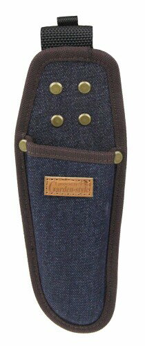 千吉(Senkichi) デニム芽切鋏サック 型押 85×210×30mm カラビナ付 SDGS-11