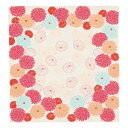 むす美 ふろしき 100 ひめむすび Adeline Klam 菊 レッド 100cm オーガニックコットン