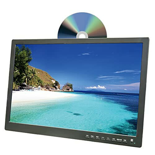 OVERTIME 15.4インチ液晶 地デジチューナー内蔵 DVDプレーヤー OT-FTD154AK