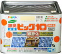 アサヒペン 塗料 ペンキ 水性ビッグ10多用途 5L 227クリーム色 水性 多用途 半ツヤ ソフトなツヤ 1回塗り 超耐久 無臭 特殊フッ素樹脂配合 防カビ サビドメ剤配合 紫外線劣化防止剤配合 シ