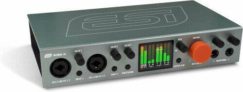 ESI Amber i4-24 bit/192 kHz対応 4イン/4アウト USB-Cオーディオインターフェース 高音質24-bit / 192kHz対応、115dBの広いダイナミックレンジでプロ仕様の録音を実現 4イン / 4アウト構成、2系統の独立ヘッドフォン出力とMIDI入出力を搭載し、多様な制作環境に対応 ADM(Advanced Direct Monitoring)機能により、ゼロレイテンシでリアルタイムモニタリングが可能 USB-C接続&バスパワー対応、Windows / macOS両対応で安定した動作を提供 Bitwig Studio 8-Track、WaveLab LE、Cubasis LEなどのDAWソフトやJackTrip Virtual Studio(3ヶ月分)を付属 商品コード34081557924商品名ESI Amber i4-24 bit/192 kHz対応 4イン/4アウト USB-Cオーディオインターフェース型番Amber i4サイズ4-in/4-out※他モールでも併売しているため、タイミングによって在庫切れの可能性がございます。その際は、別途ご連絡させていただきます。※他モールでも併売しているため、タイミングによって在庫切れの可能性がございます。その際は、別途ご連絡させていただきます。