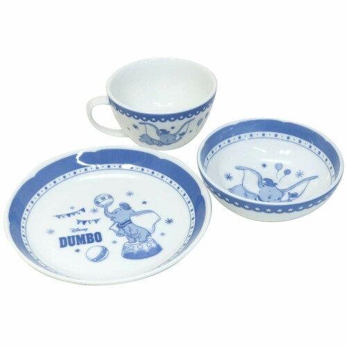 三郷陶器 食器セット ベビー食器 セット ダンボ ダンボ/ベビー食器 磁器 日本製 レンジ可 食洗機可 おしゃれ 箱入り ギフト プレゼント 3287-01