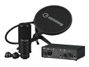 スタインバーグ Steinberg USB2.0 オーディオインターフェイス 24bit/192kHz ポッドキャストパック マイク・ポップガード・三脚セット ...