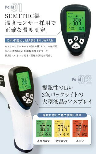 瞬間Pi1秒で測れる日本製温度計