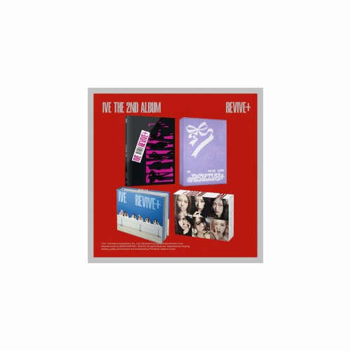 アイヴ IVE REVIVE+ 2nd Album アルバム with Tracking Sealed 韓国発 (4 Version Set:2Standard+LOVED+SPOILERS)
