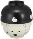 かわいい食器 モノクロあにまる 汁椀・お茶碗 セット 200ml ミニ シロクマ SAN3311-2 日本製