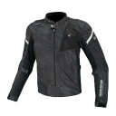 (KOMINE) バイク用 ジャケット JK-1283 プロテクトフルメッシュジャケット Black Marble M 07-1283 メンズ M