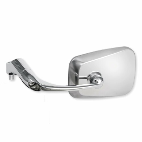 タナックス(TANAX) ナポレオン(NAPOLEON) NA-010 バレンT.Tミラー クロームメッキ(シルバー) バイク用ミラー 10mm正ネジ/逆ネジボルト付き 左右共通 8段階調整可能回転式ステー 1本入り