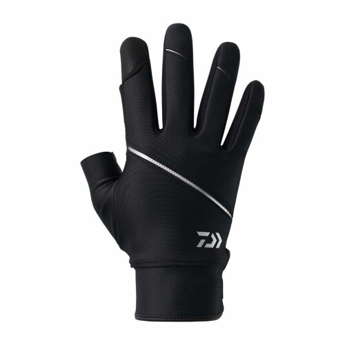 乐天商城 - ダイワ(DAIWA) キャスティンググローブ 2本カット DG-3025W ブラック XL