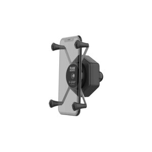 ラムマウント(Ram Mounts) 防振Xグリップ(M)スマホホルダー テザー付 1インチボール RAM-HOL-UN10B-462