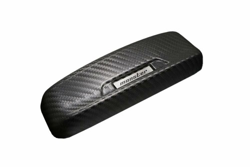 MONSTER SPORT ルームミラーカウル スズキ防眩機能無ルームミラー車汎用 アルト(HA36S)/ジムニー(JB64W)他 軽自動車 カーボン柄 ルームミラーカバー 861000-5500M