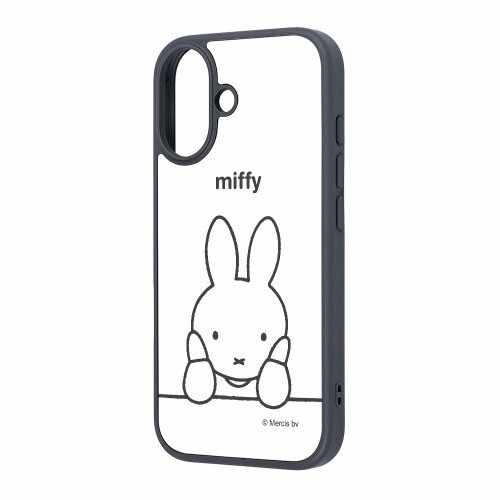 Rakuten - イングレム iPhone 17用 ケース miffy ミッフィー 耐衝撃 衝撃吸収 バンパー ハイブリット ケース 持ちやすい キャラクター 白うさぎ ミッフィー/スタンダード