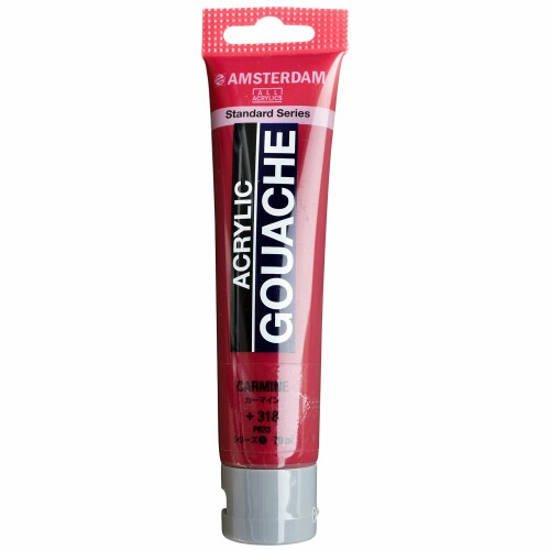 Paints - ターレンスジャパン(Talens Japan) ターレンス アクリルガッシュ アムステルダム アクリリックガッシュ カーマイン AAG70 318 70ml