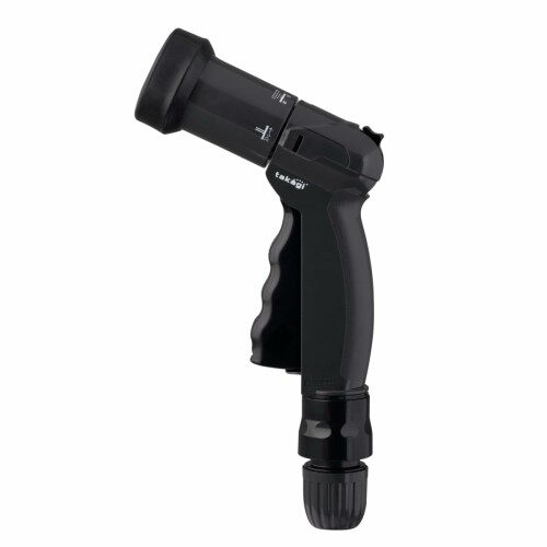 タカギ(Takagi) 散水ノズル ノズルシックスS チャコールグレー 洗車 掃除 園芸 QG1187CG