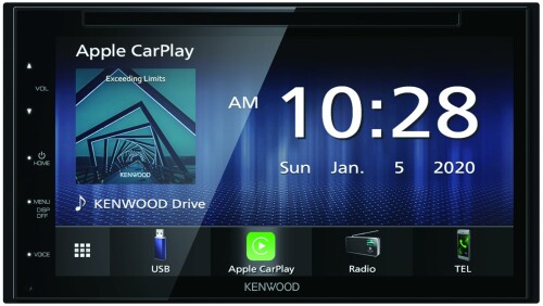 ケンウッド(Kenwood) ステリモ対応ディスプレイオーディオ 7インチ DDX5020SR DVD/CD/USB/Bluetooth/Apple CarPlay/Android Auto対応 スマートフォン連携 KENWOOD